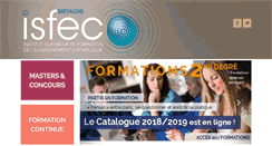 Desktop Screenshot of isfec-bretagne.org