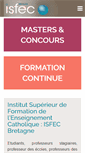 Mobile Screenshot of isfec-bretagne.org
